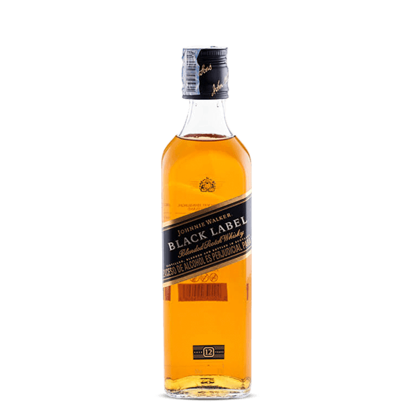 Whisky Johnnie Walker Sello Negro 375 ml