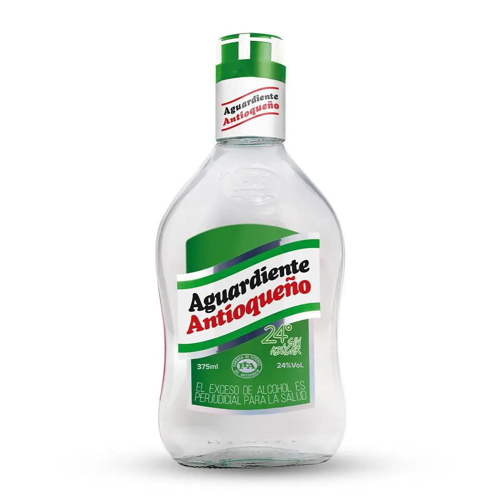 Súper Oferta Aguardiente Antioqueño Verde 375 ml