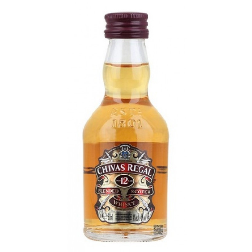 Whisky Chivas Regal 12 Años 50 ml