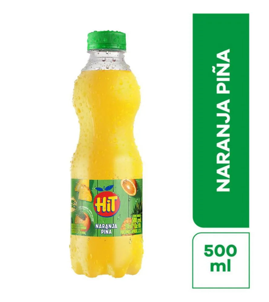 Jugo Hit Naranja Piña 500 ml