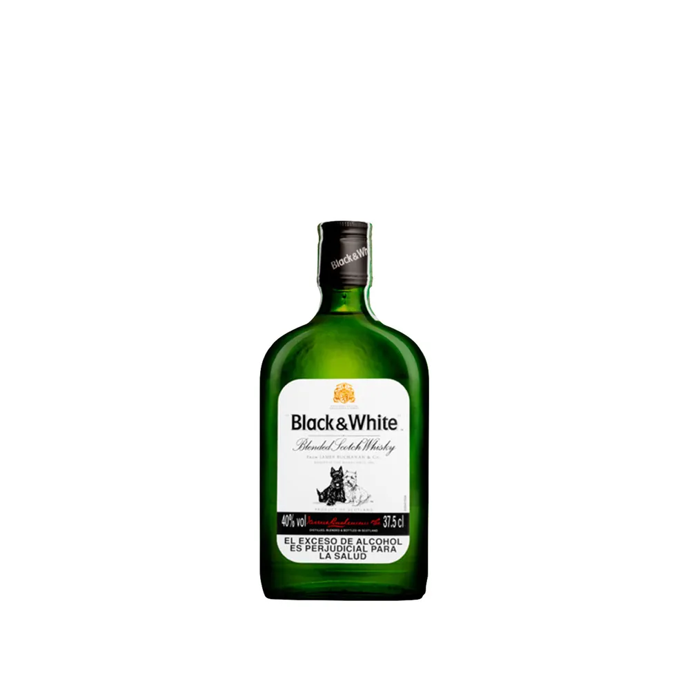 Whisky Black & White 375 ml