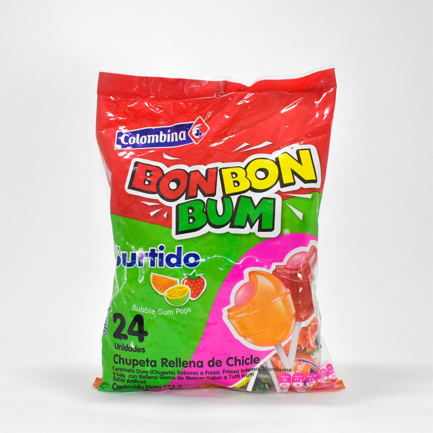 Bon Bon Bum Surtidos 24 Unidades