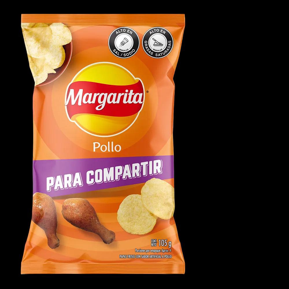 Papas de Pollo Margarita 105 grs
