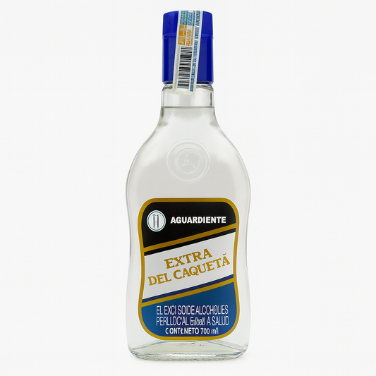 Aguardiente Extra del Caquetá Azul 375 ml