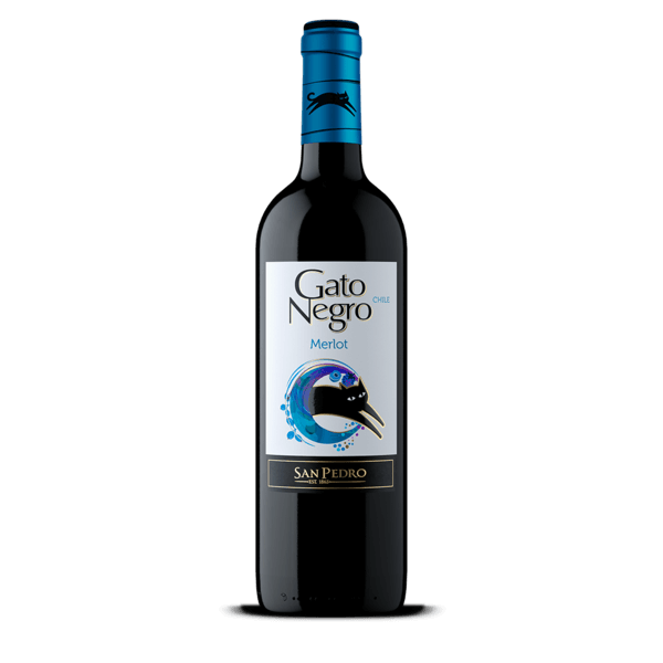 Vino Gato Negro Merlot 750 ml
