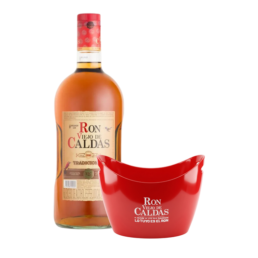 Garrafa Ron Viejo de Caldas 1750 ml Gratis Hielera