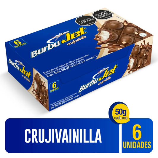 Chocolatina Burbujet Crujivainilla  6 Und
