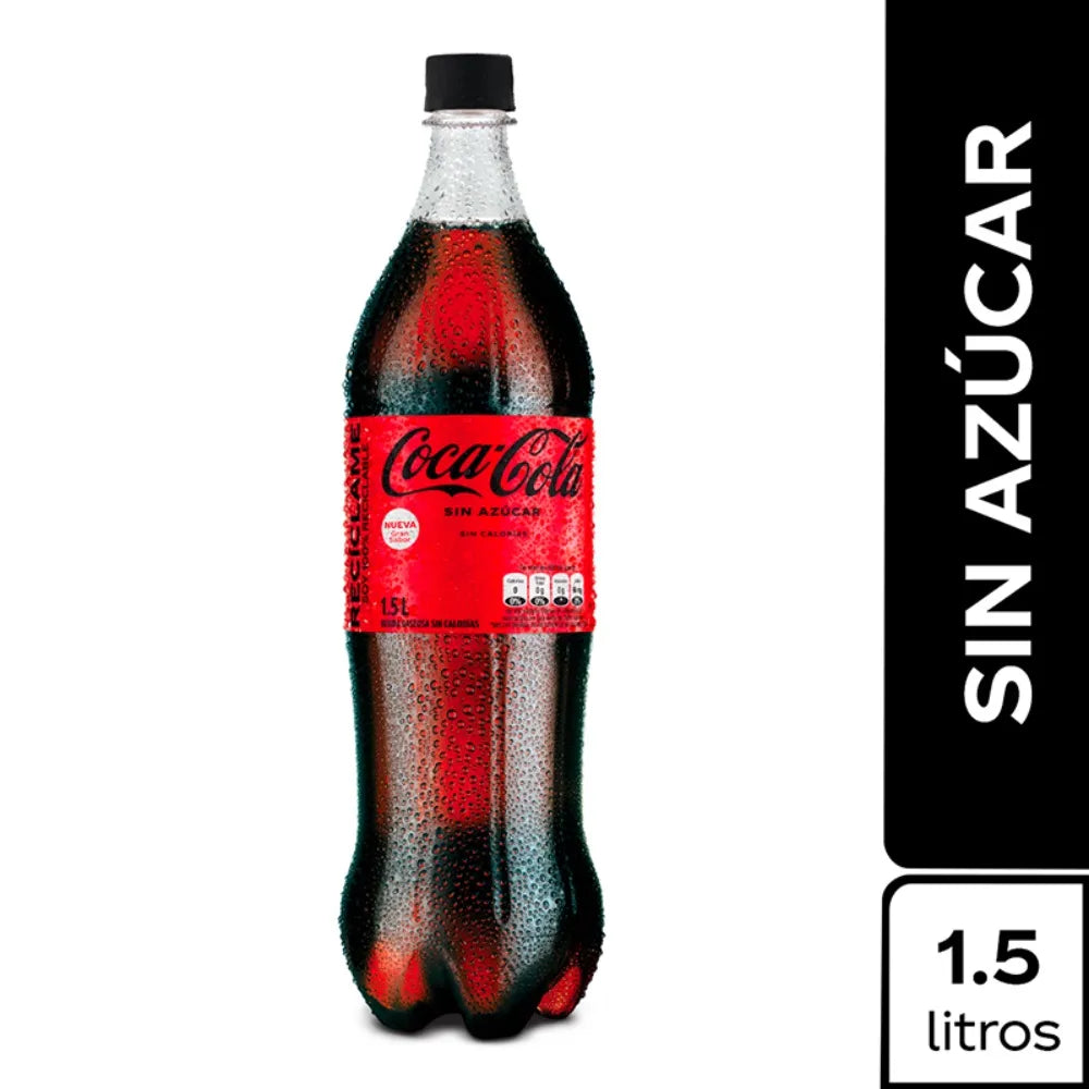 Coca Cola 1.5 L Sin Azúcar