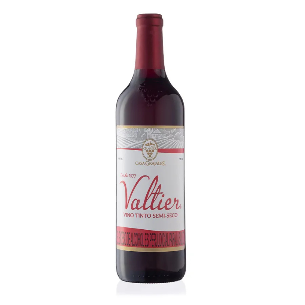 Vino Tinto Semi Seco Casa Grajales 1000 ml