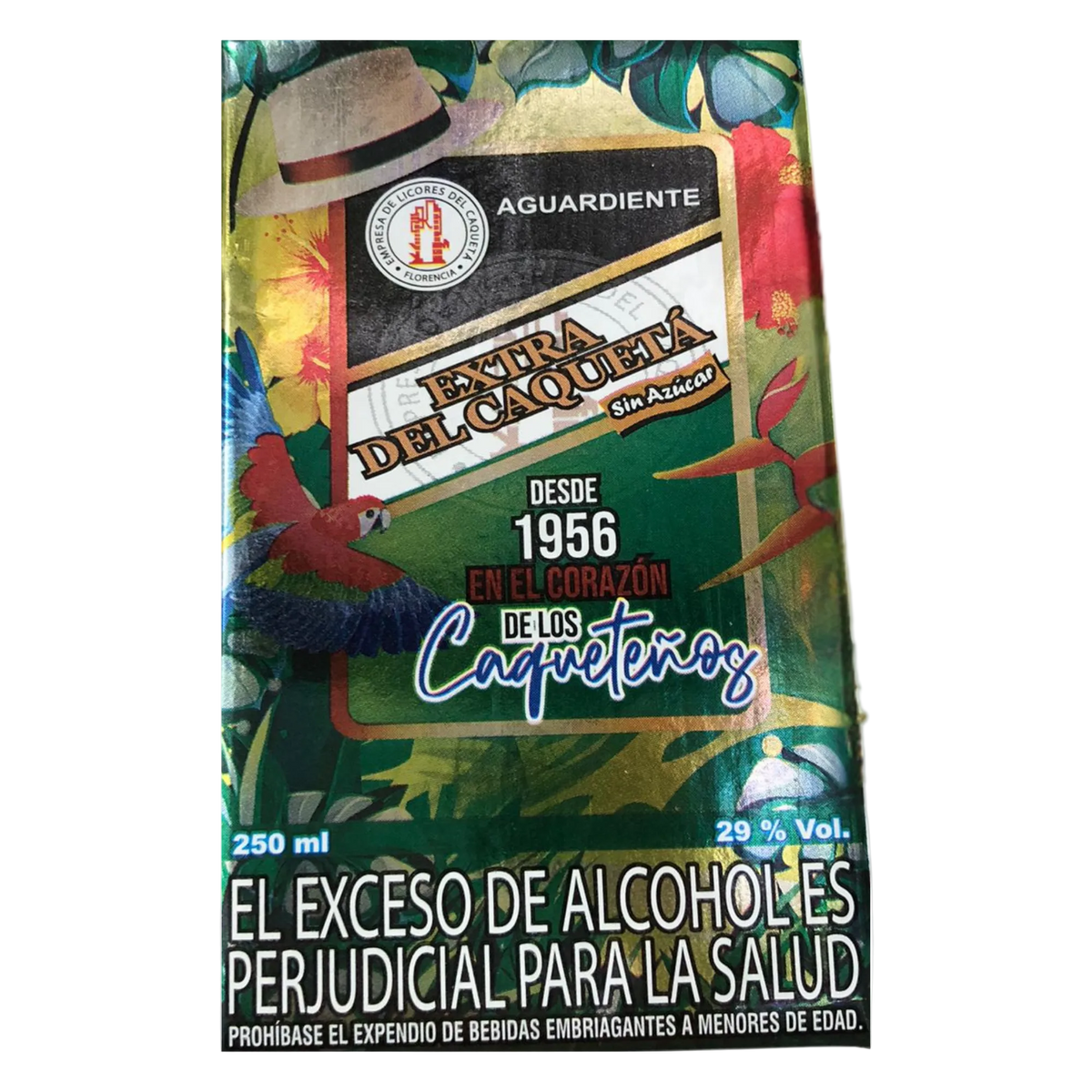 Aguardiente Extra Verde TetraPack 250 ml