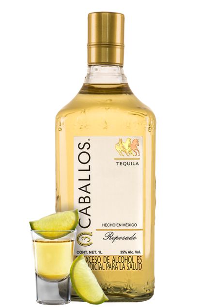 Tequila 3 Caballos Reposado 1000 ml