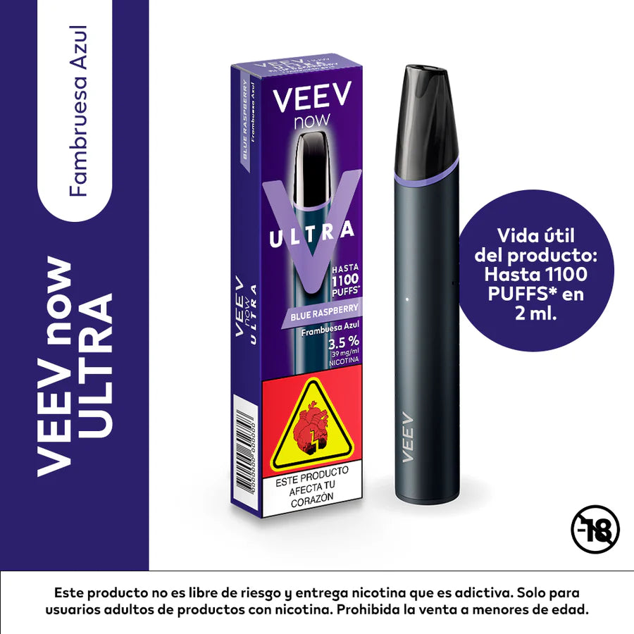 Vape Veev Now Ultra Strawberry 2 ml 1100 Puffs