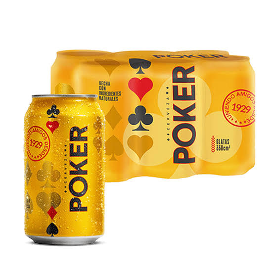 SixPack Cerveza Poker 330 ml