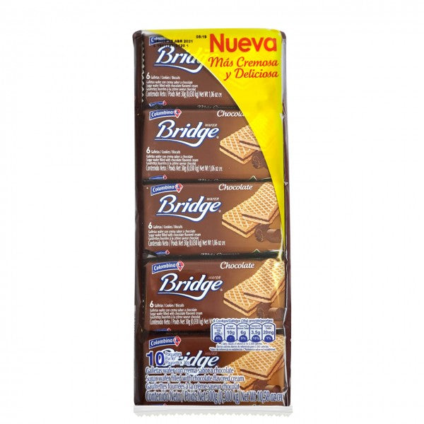 Galletas Bridge Chocolate 10 Und