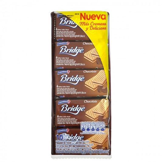 Galletas Bridge Chocolate 10 Und