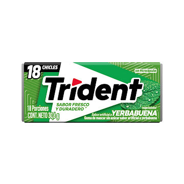Chicle Trident Yerbabuena 30.6 gr